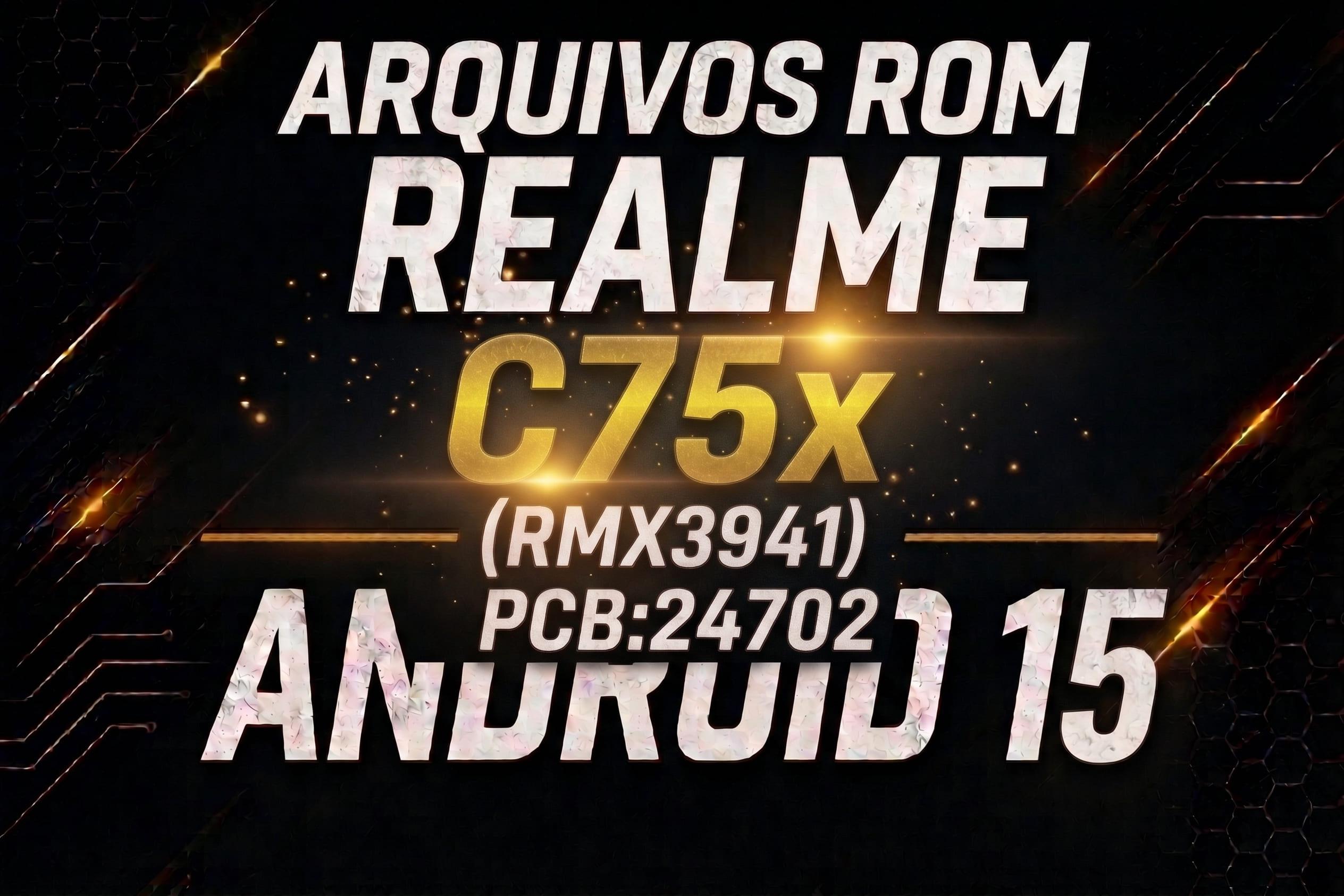 📂 ROM Realme c75x Android 15  PCB: 24715 (RMX5020)