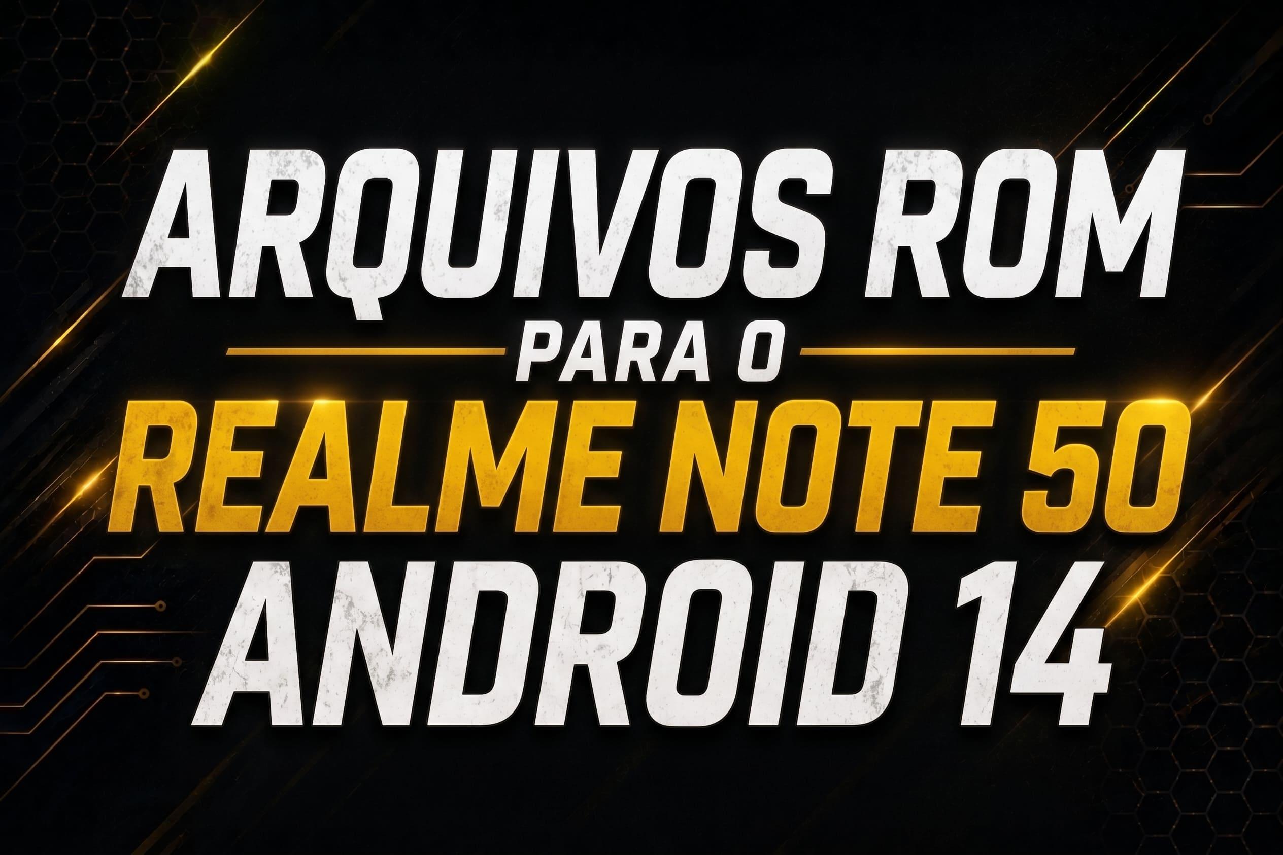 📂 Rom Realme Note 50 Android 15 (RMX3834)