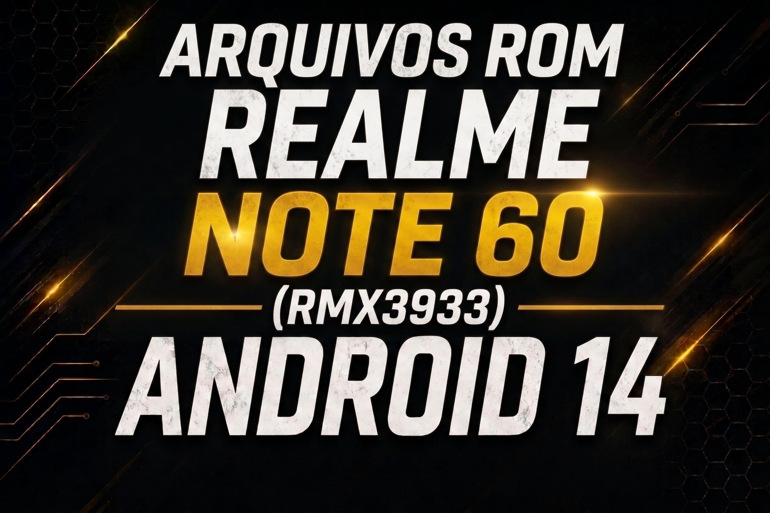 📂 ROM Realme Note 60 Android 14 (RMX3933)