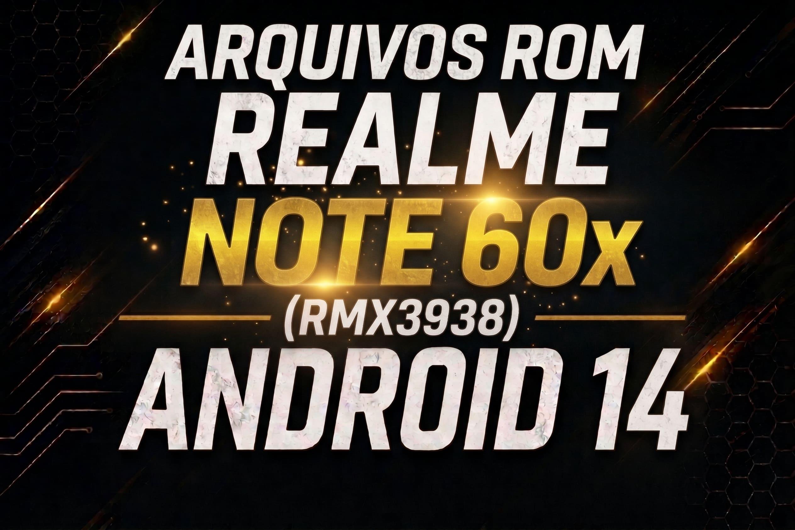 📂 ROM Realme Note 60X Android 14 (RMX3938)